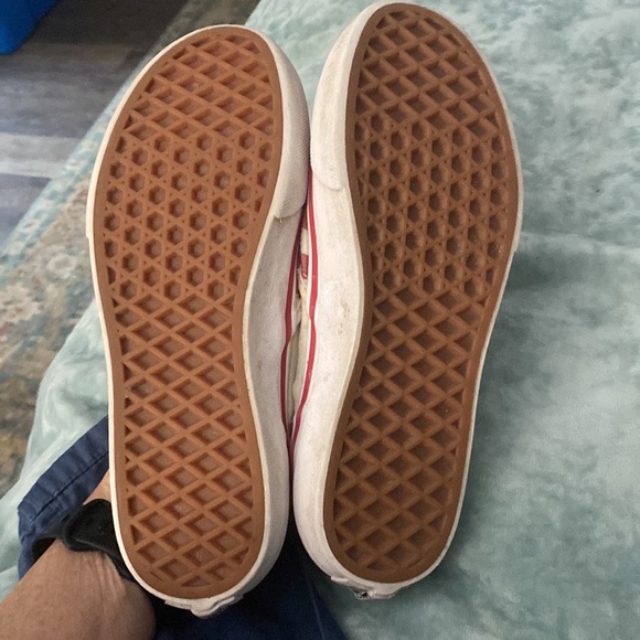 Vans Red and Cream Slide on Sneaker - Picture 5 of 5